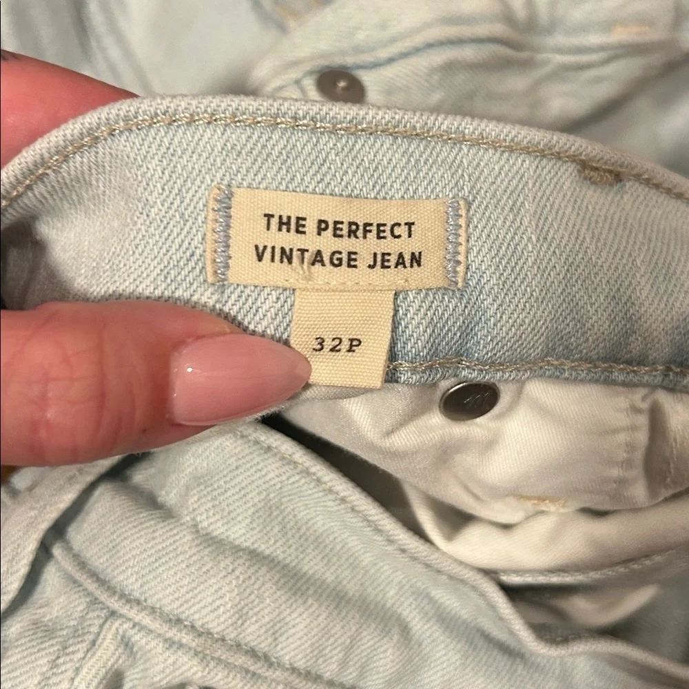 Madewell The Perfect Vintage Jean Size 32P
